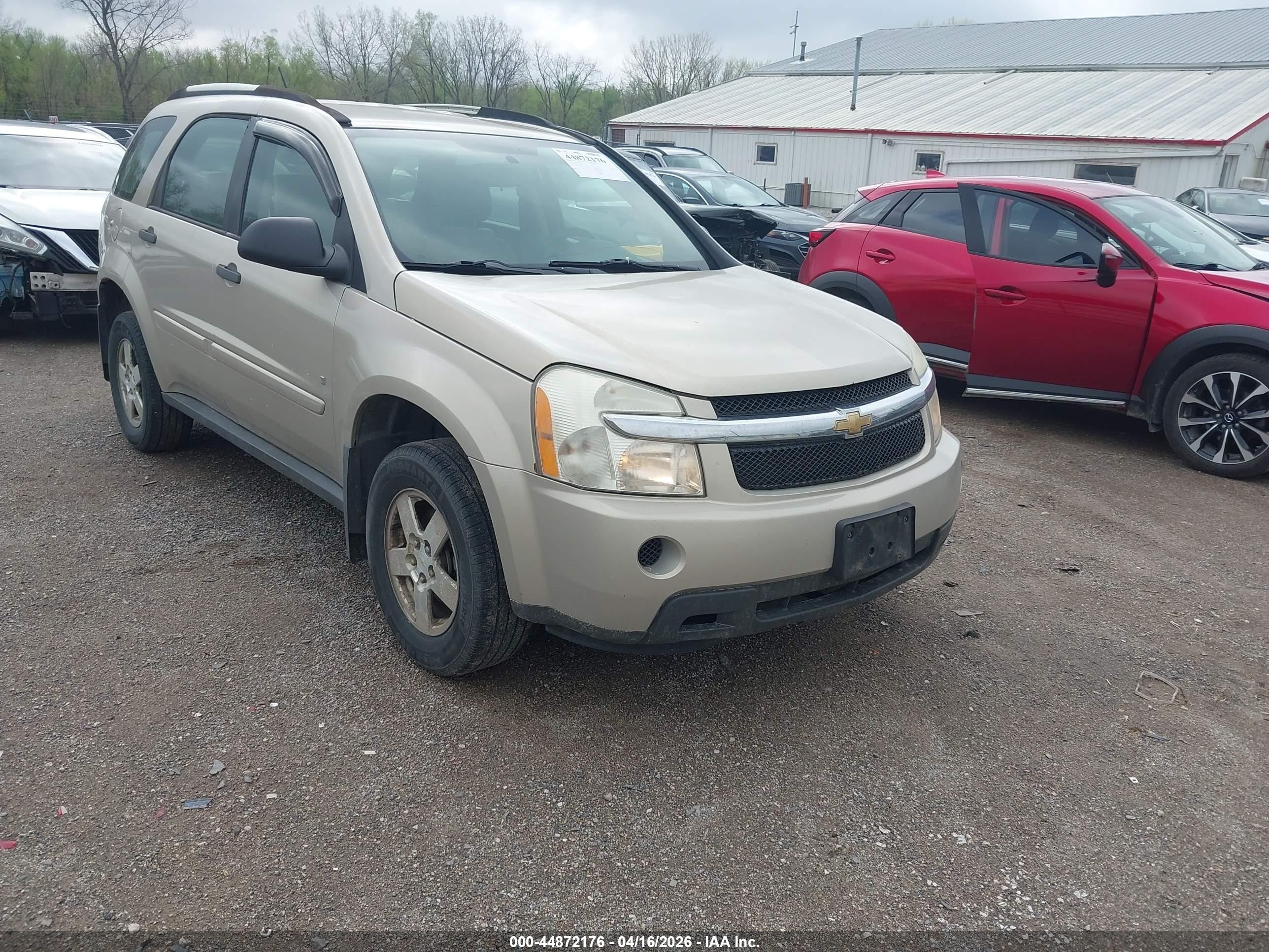 2009 Chevrolet Equinox Ls Beige vin: 2CNDL13F296226314