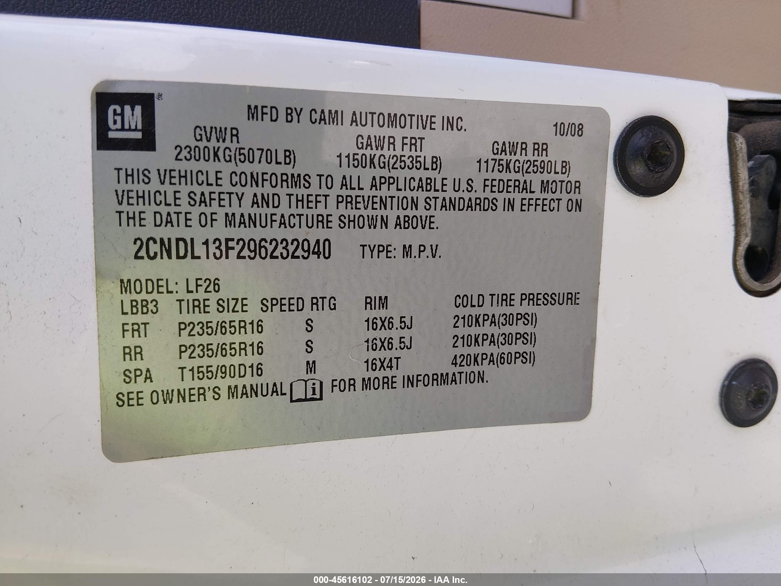 2009 Chevrolet Equinox Ls White vin: 2CNDL13F296232940