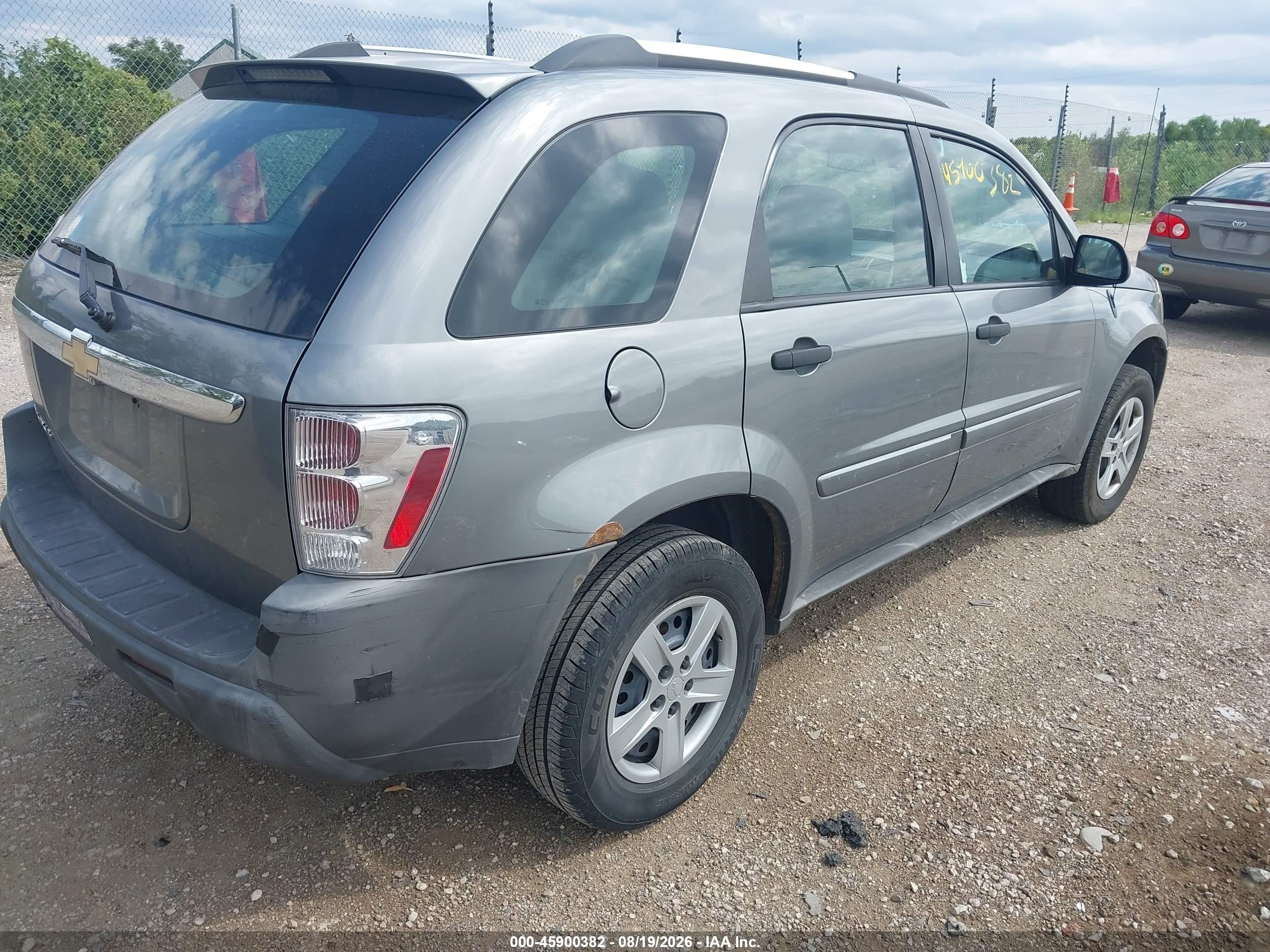 2005 Chevrolet Equinox Ls Gray vin: 2CNDL13F356136194