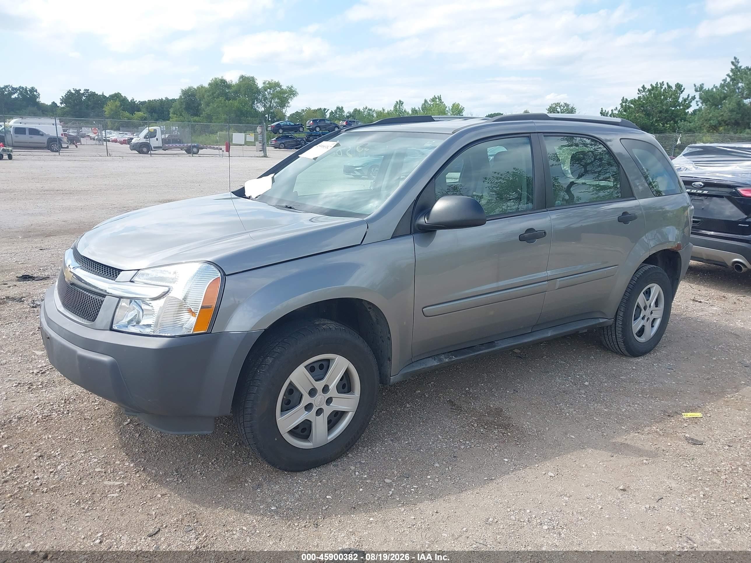 2005 Chevrolet Equinox Ls Gray vin: 2CNDL13F356136194
