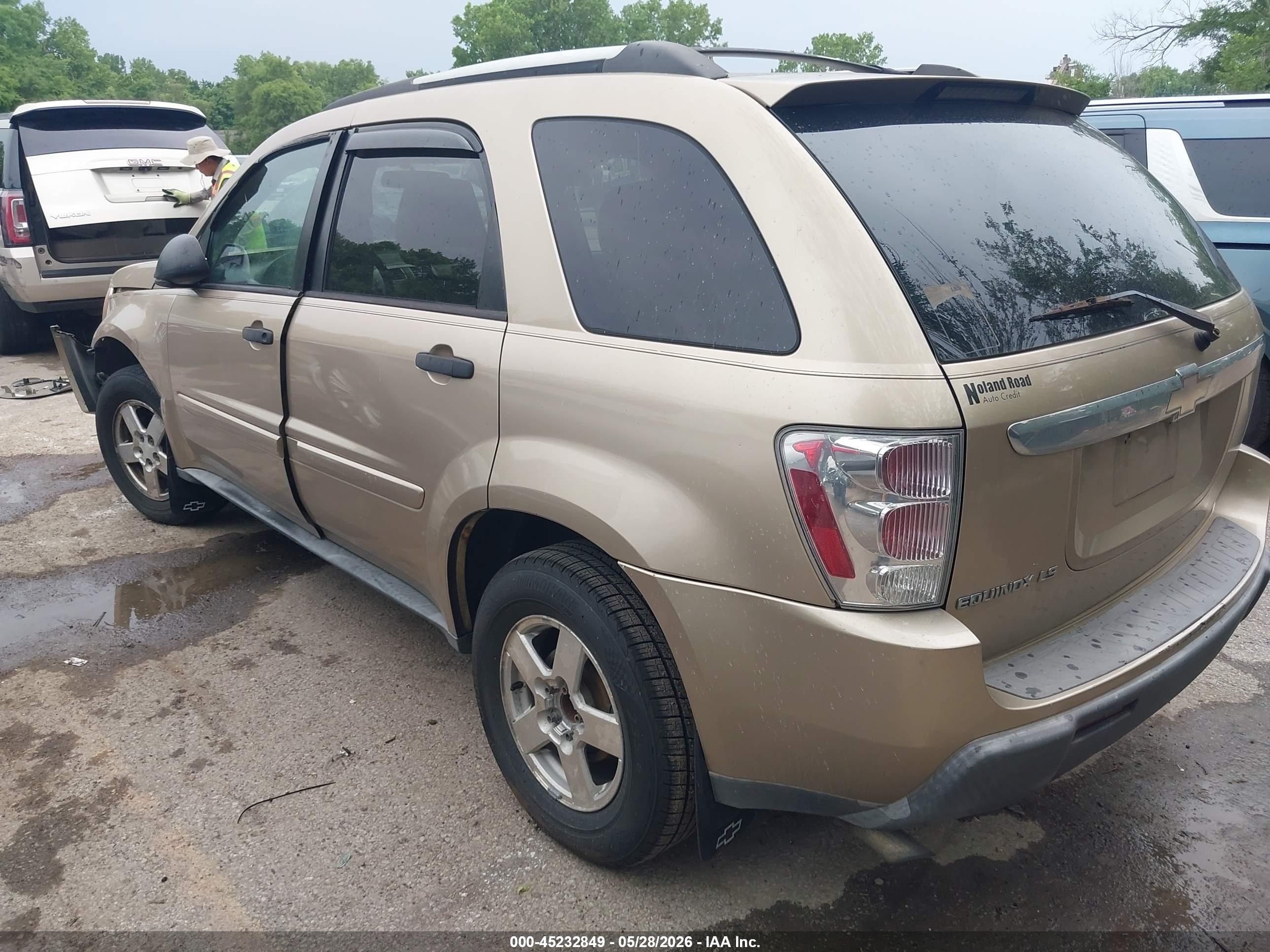 2005 Chevrolet Equinox Ls Beige vin: 2CNDL13F356148815