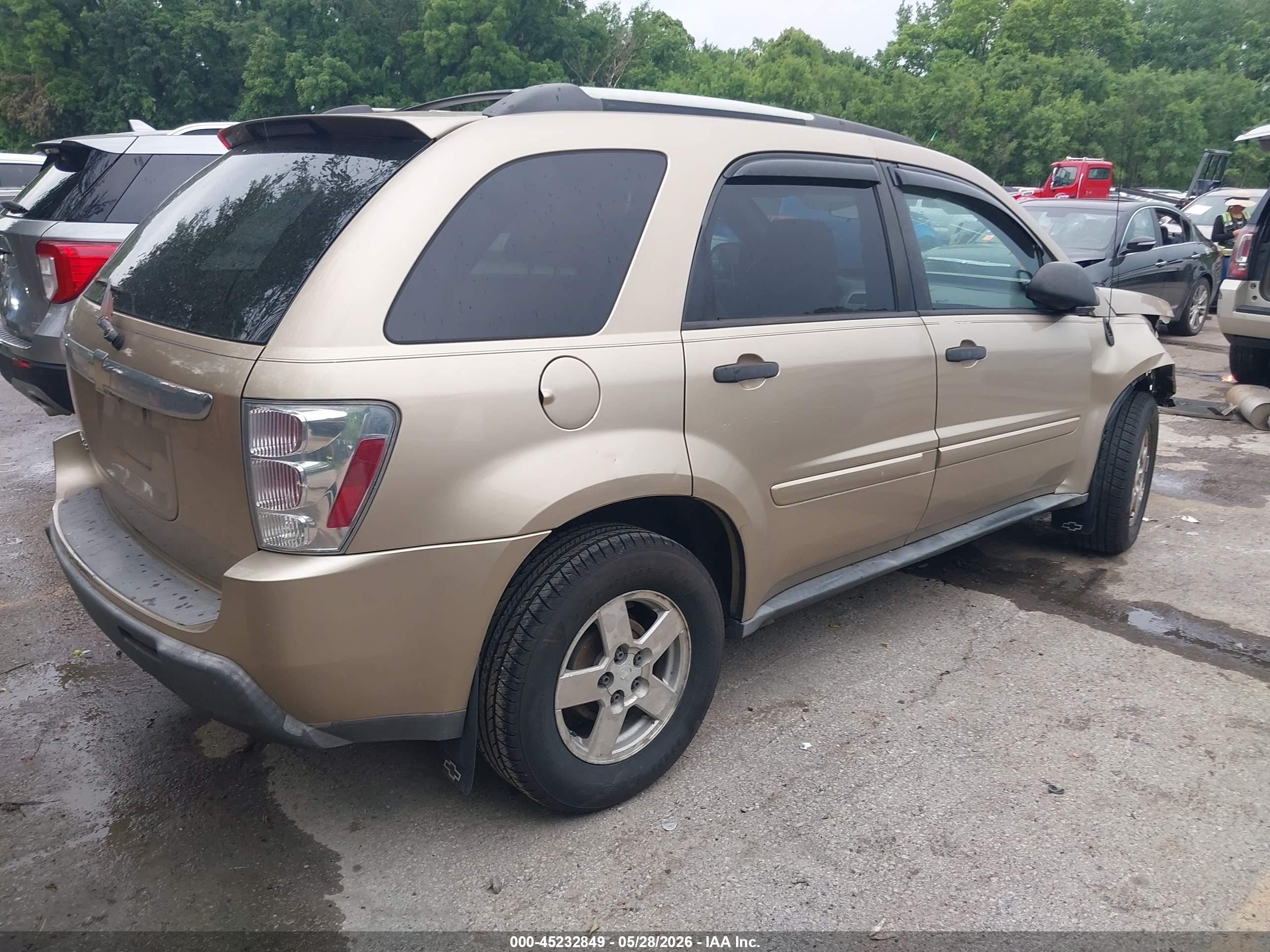 2005 Chevrolet Equinox Ls Beige vin: 2CNDL13F356148815