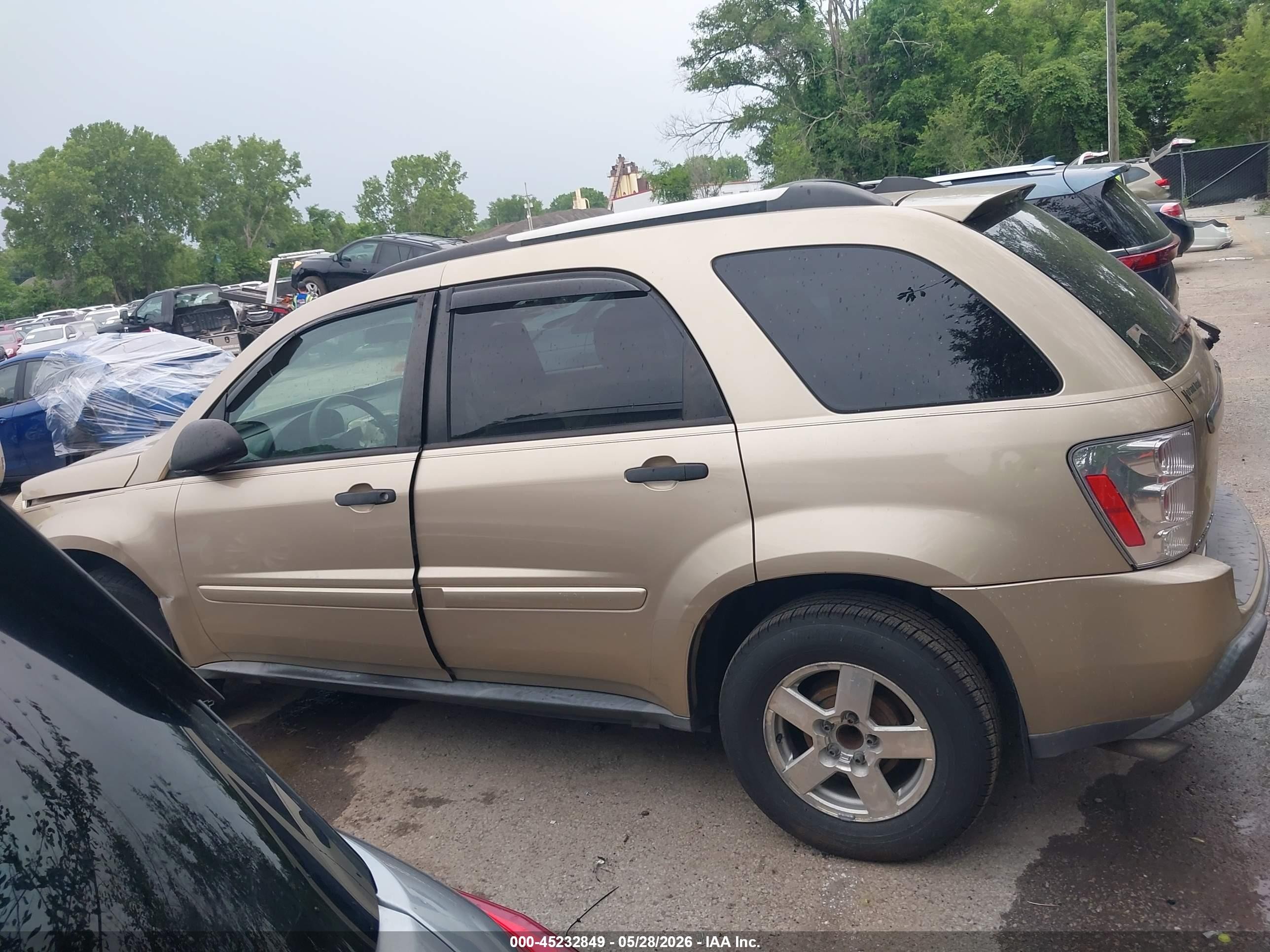 2005 Chevrolet Equinox Ls Beige vin: 2CNDL13F356148815