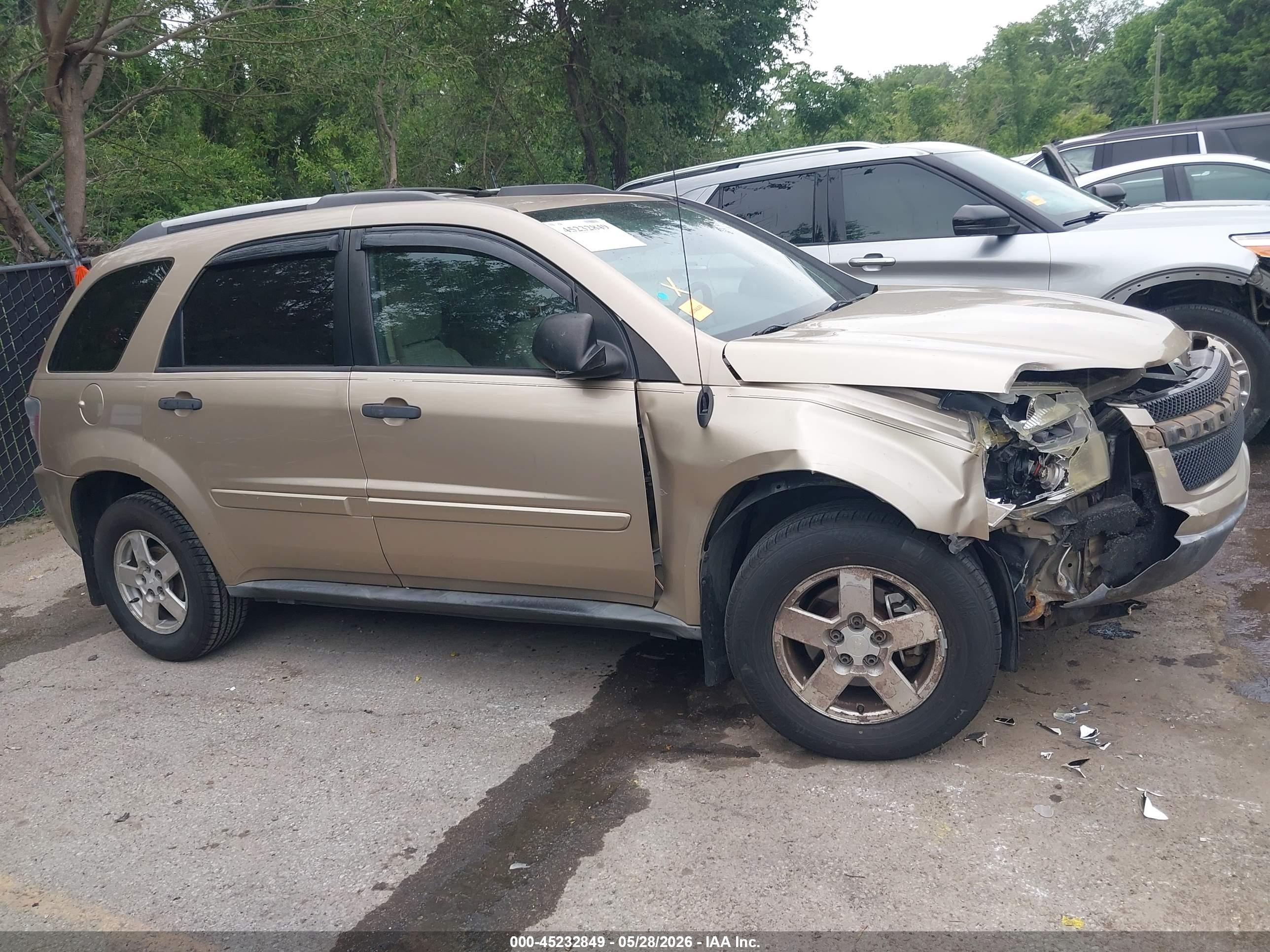 2005 Chevrolet Equinox Ls Beige vin: 2CNDL13F356148815