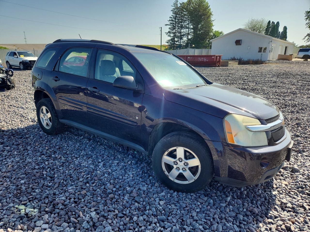 2007 Chevrolet Equinox Ls Purple vin: 2CNDL13F376092684