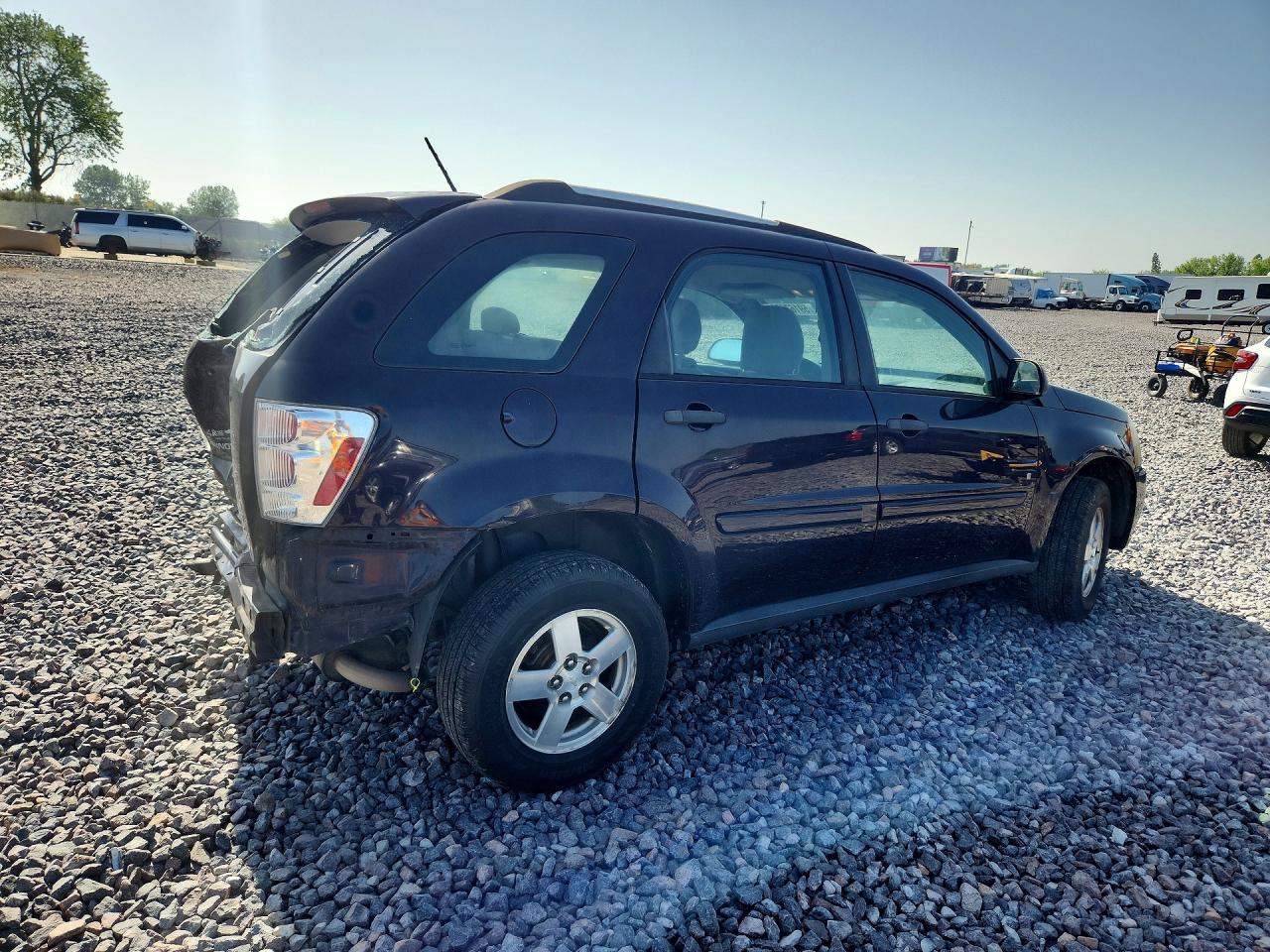 2007 Chevrolet Equinox Ls Purple vin: 2CNDL13F376092684