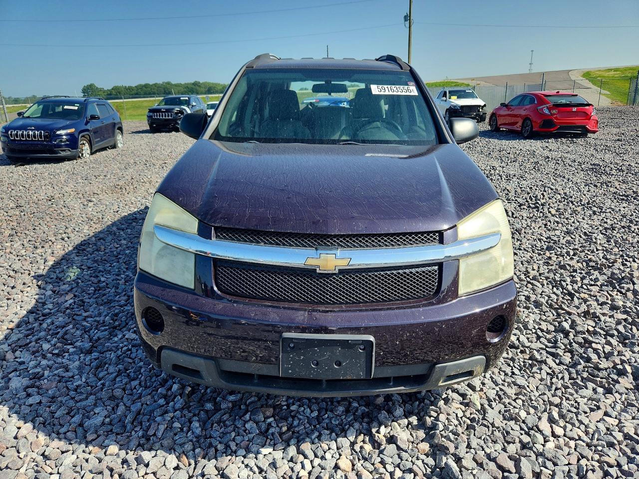 2007 Chevrolet Equinox Ls Purple vin: 2CNDL13F376092684