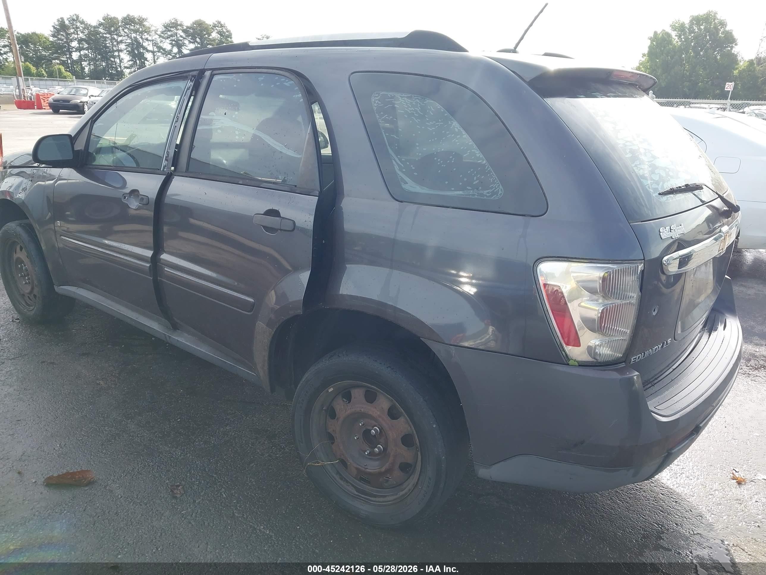 2007 Chevrolet Equinox Ls Gray vin: 2CNDL13F376240154