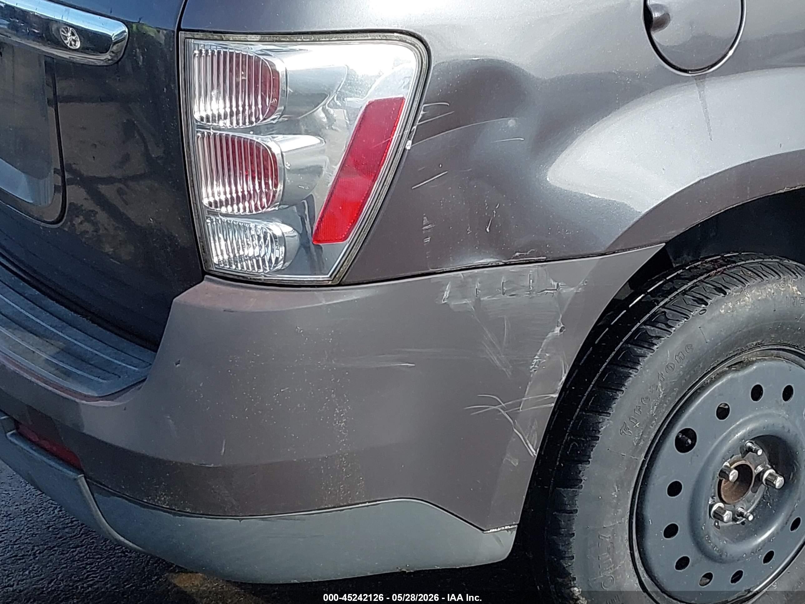 2007 Chevrolet Equinox Ls Gray vin: 2CNDL13F376240154