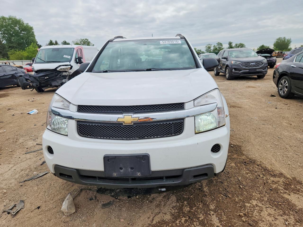 2008 Chevrolet Equinox Ls White vin: 2CNDL13F386348856