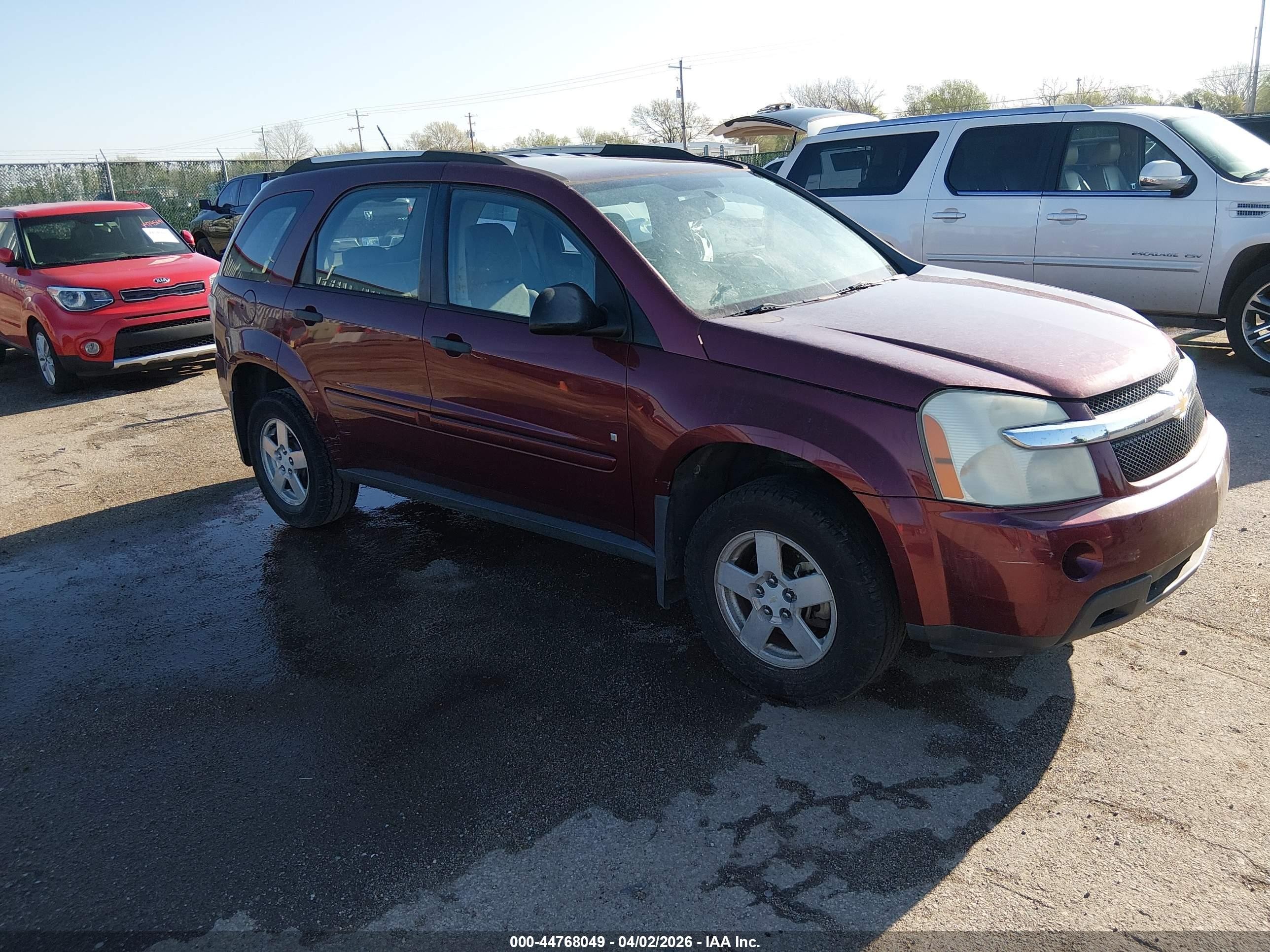 2009 Chevrolet Equinox Ls Burgundy vin: 2CNDL13F396255059