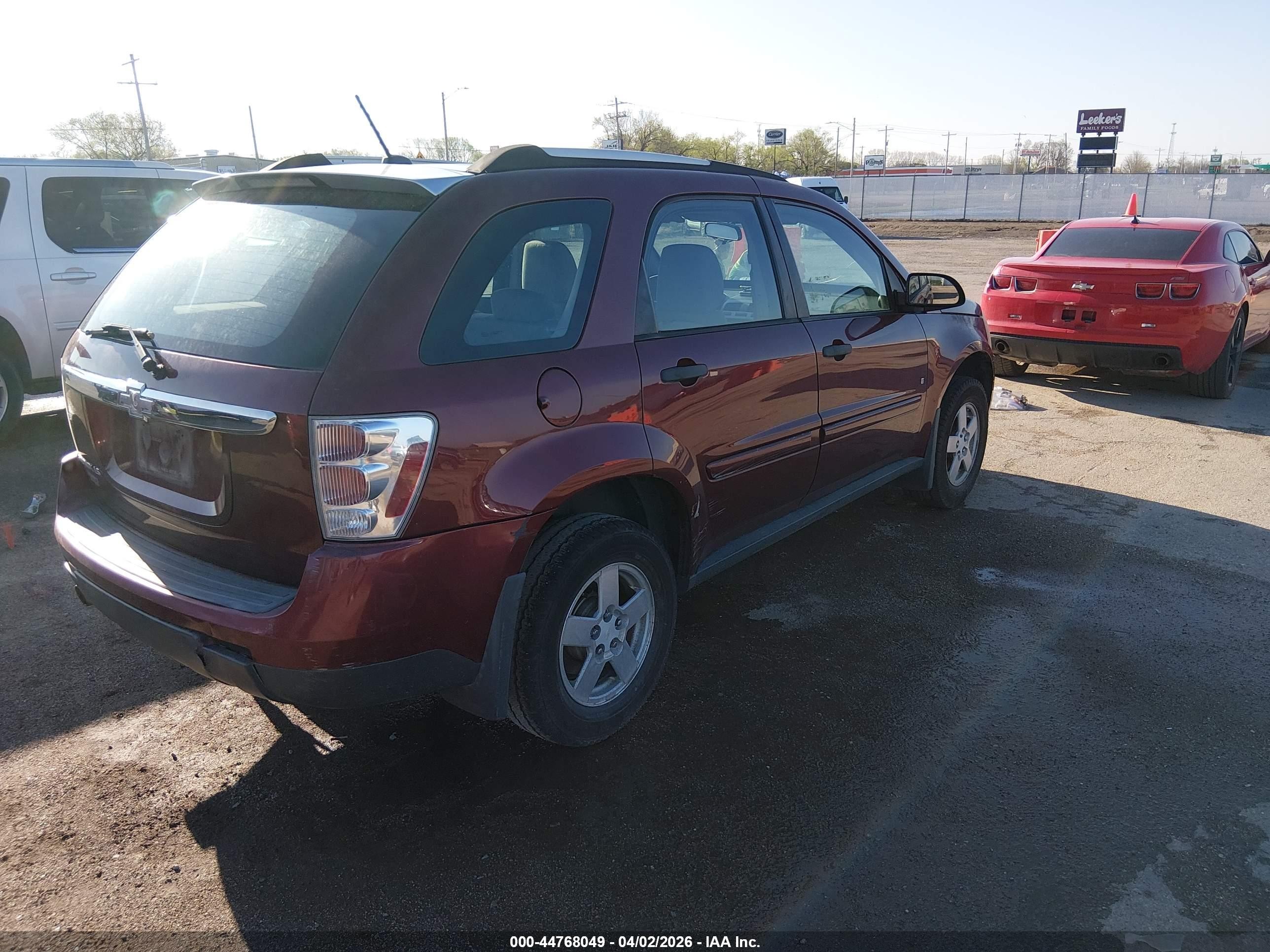 2009 Chevrolet Equinox Ls Burgundy vin: 2CNDL13F396255059