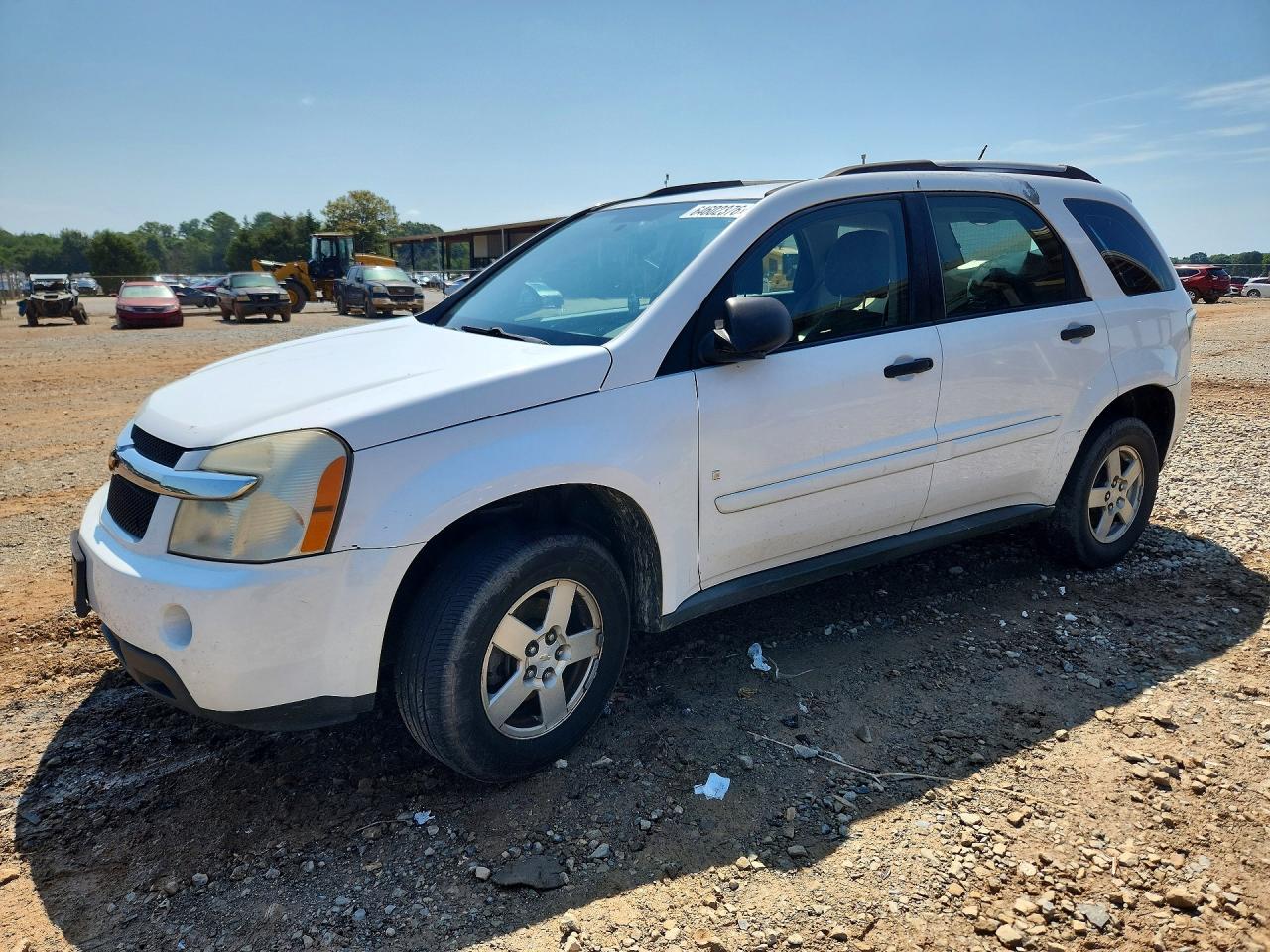 2009 Chevrolet Equinox Ls White vin: 2CNDL13F396255112