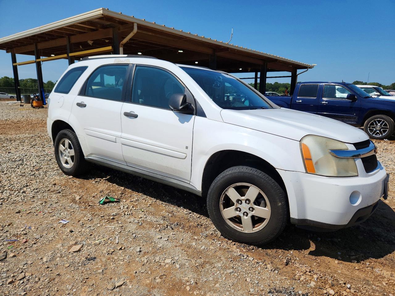 2009 Chevrolet Equinox Ls White vin: 2CNDL13F396255112