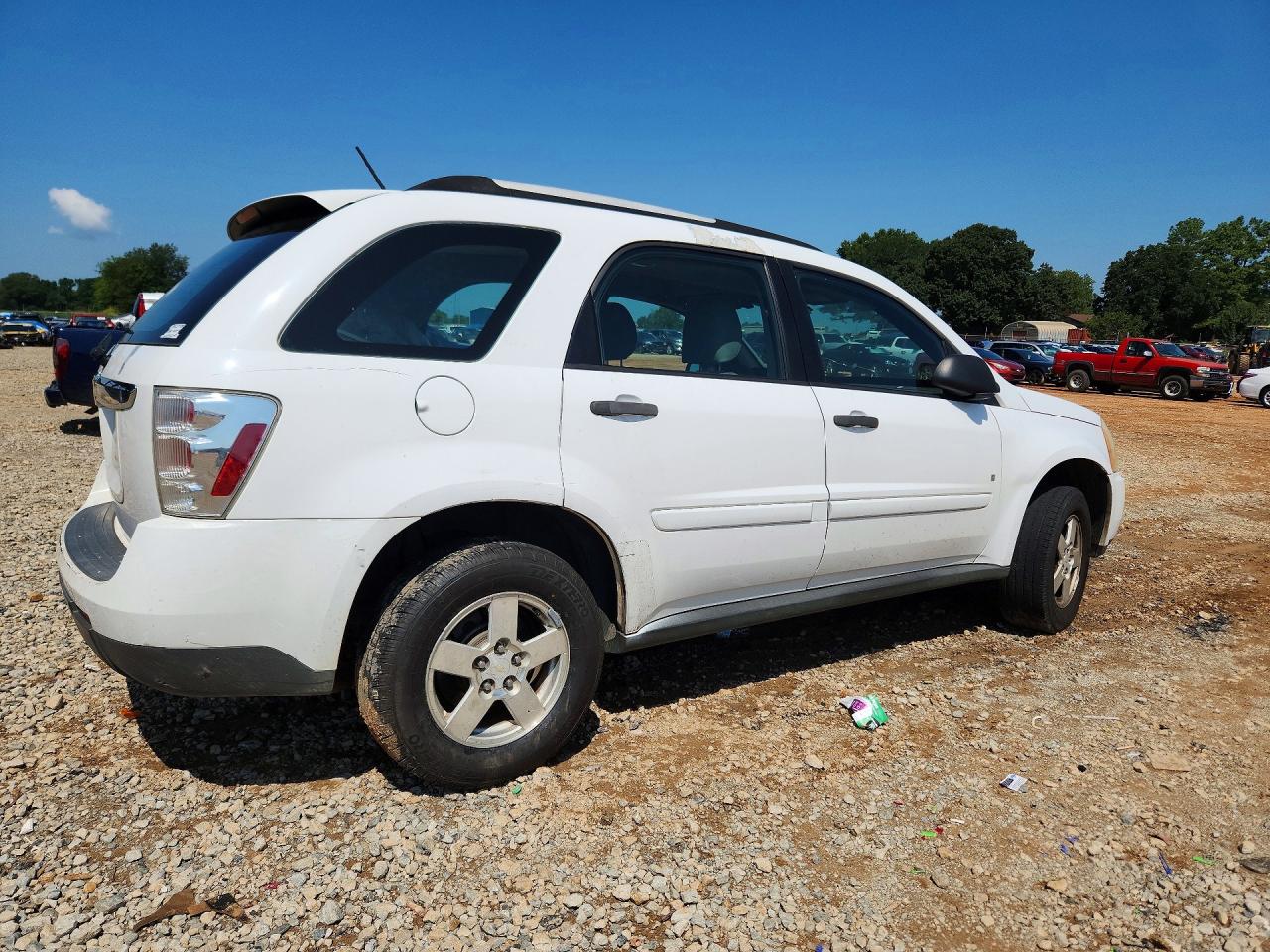 2009 Chevrolet Equinox Ls White vin: 2CNDL13F396255112