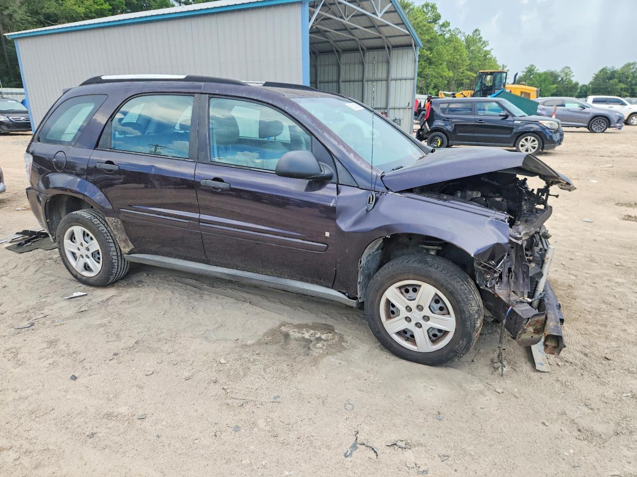 2006 Chevrolet Equinox Ls Purple vin: 2CNDL13F466198236