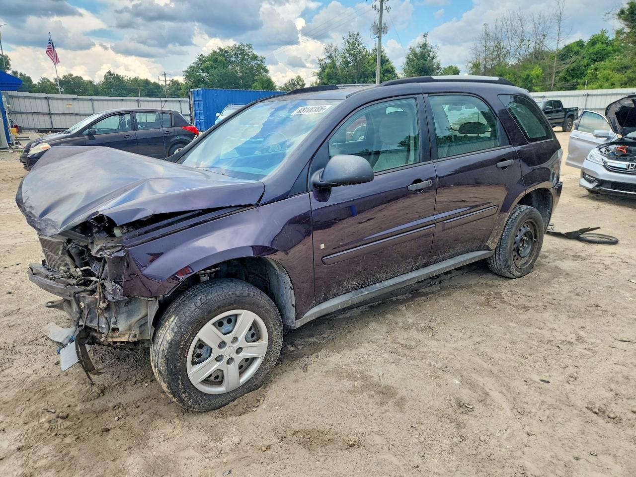 2006 Chevrolet Equinox Ls Purple vin: 2CNDL13F466198236