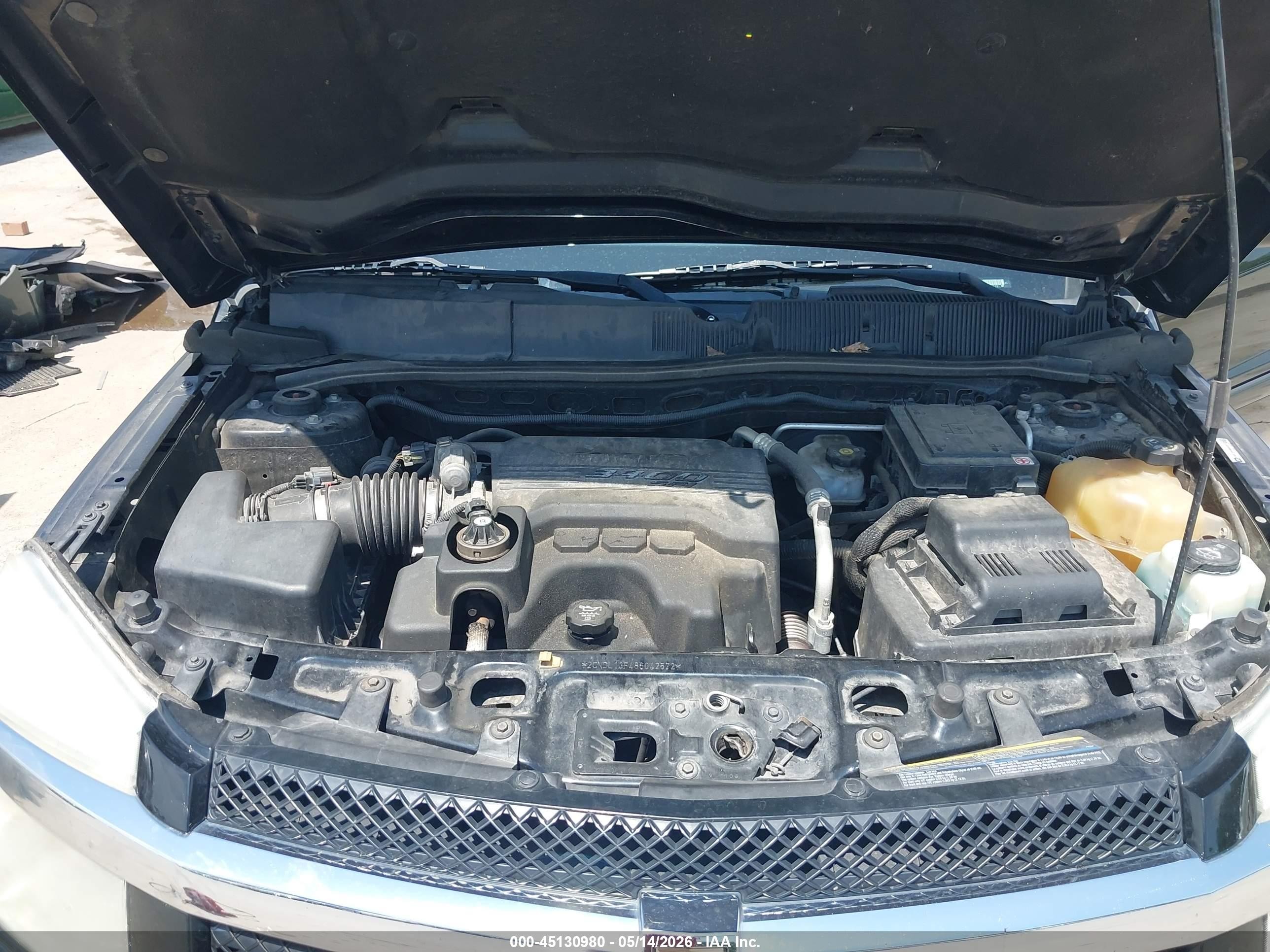2008 Chevrolet Equinox Ls Black vin: 2CNDL13F486042572