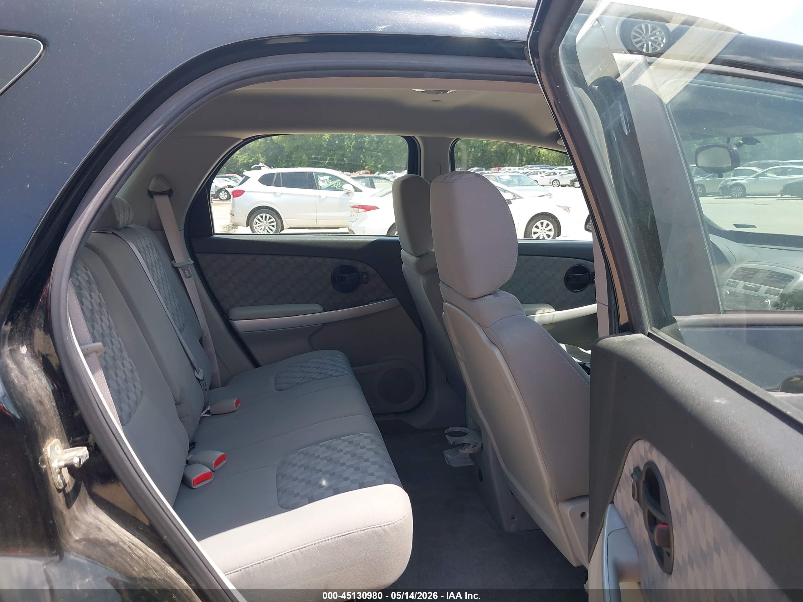 2008 Chevrolet Equinox Ls Black vin: 2CNDL13F486042572