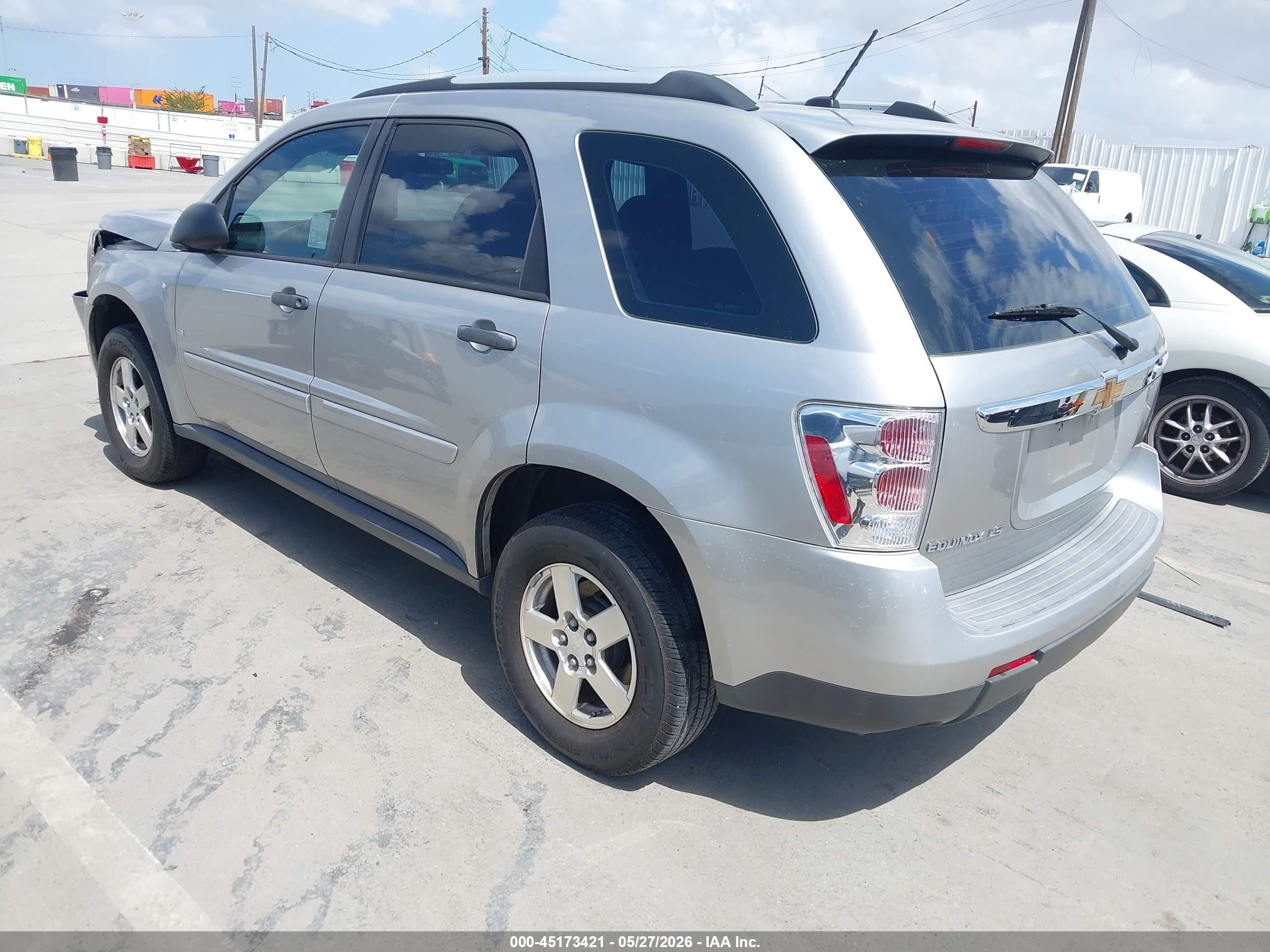 2008 Chevrolet Equinox Ls Silver vin: 2CNDL13F486044824
