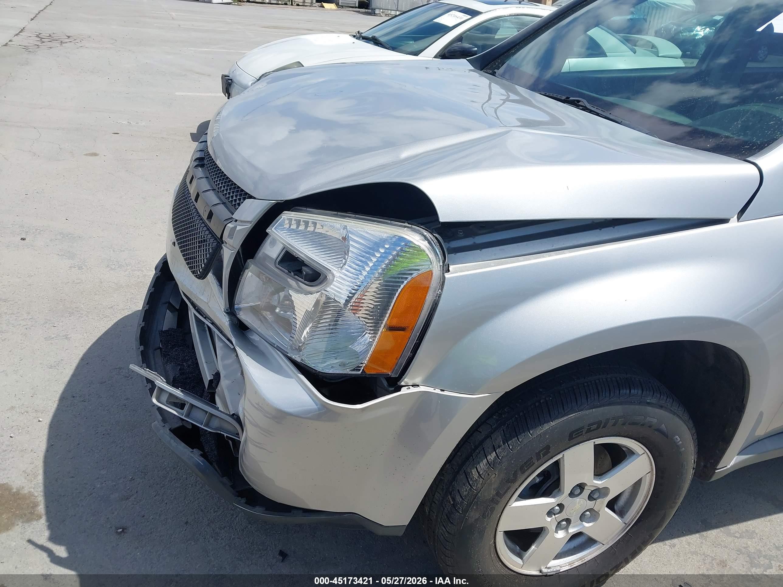 2008 Chevrolet Equinox Ls Silver vin: 2CNDL13F486044824