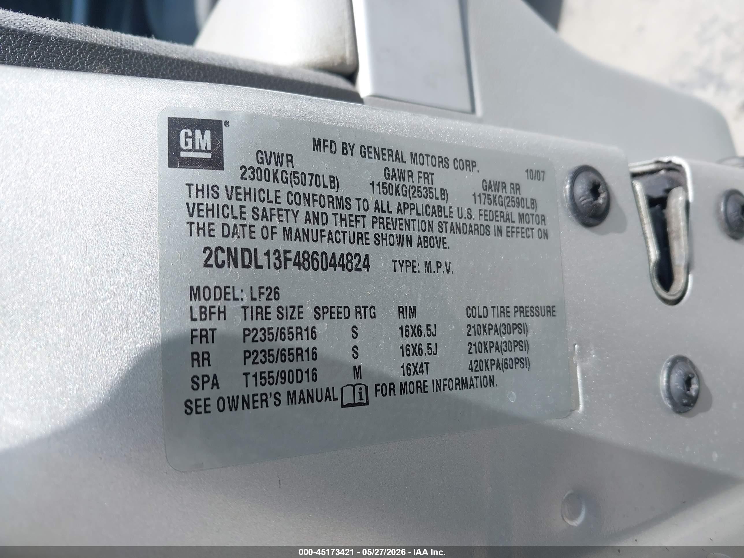 2008 Chevrolet Equinox Ls Silver vin: 2CNDL13F486044824