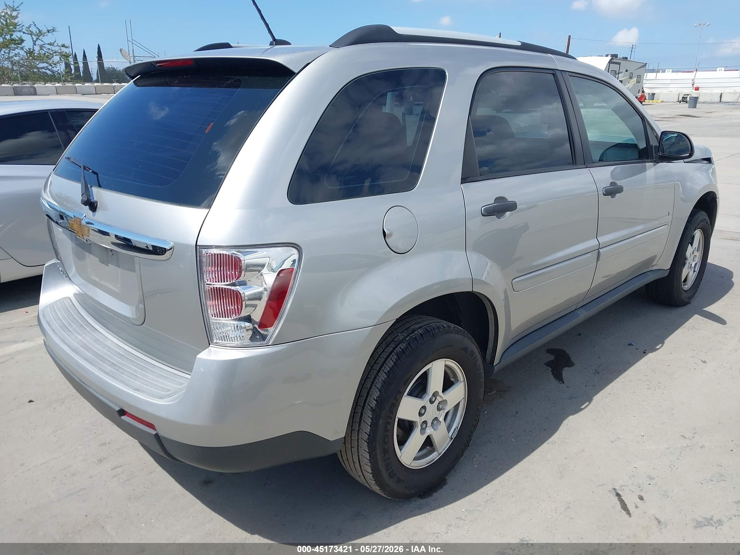 2008 Chevrolet Equinox Ls Silver vin: 2CNDL13F486044824