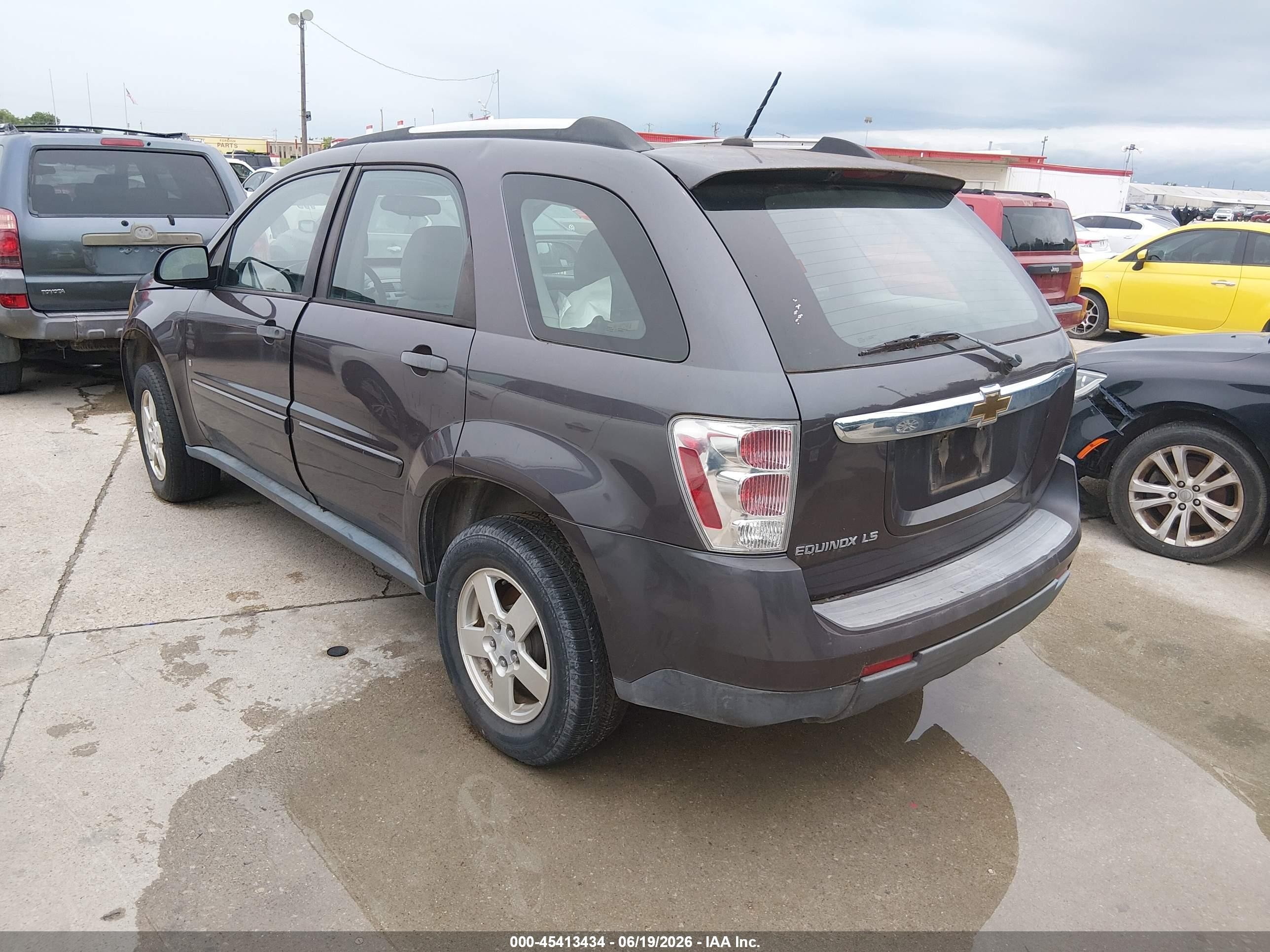 2008 Chevrolet Equinox Ls Gray vin: 2CNDL13F486047139