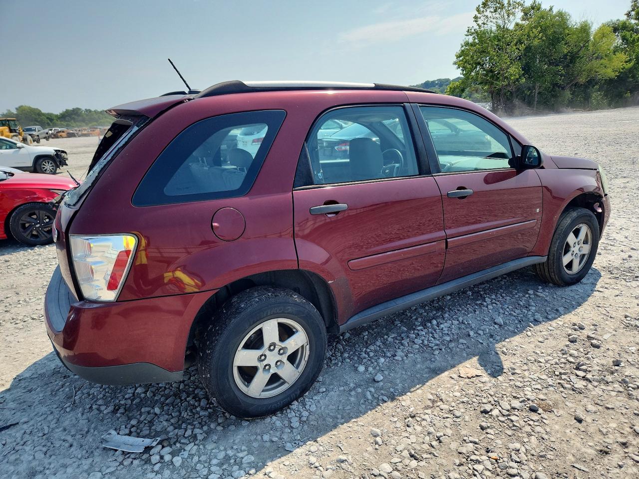 2008 Chevrolet Equinox Ls Burgundy vin: 2CNDL13F486047836