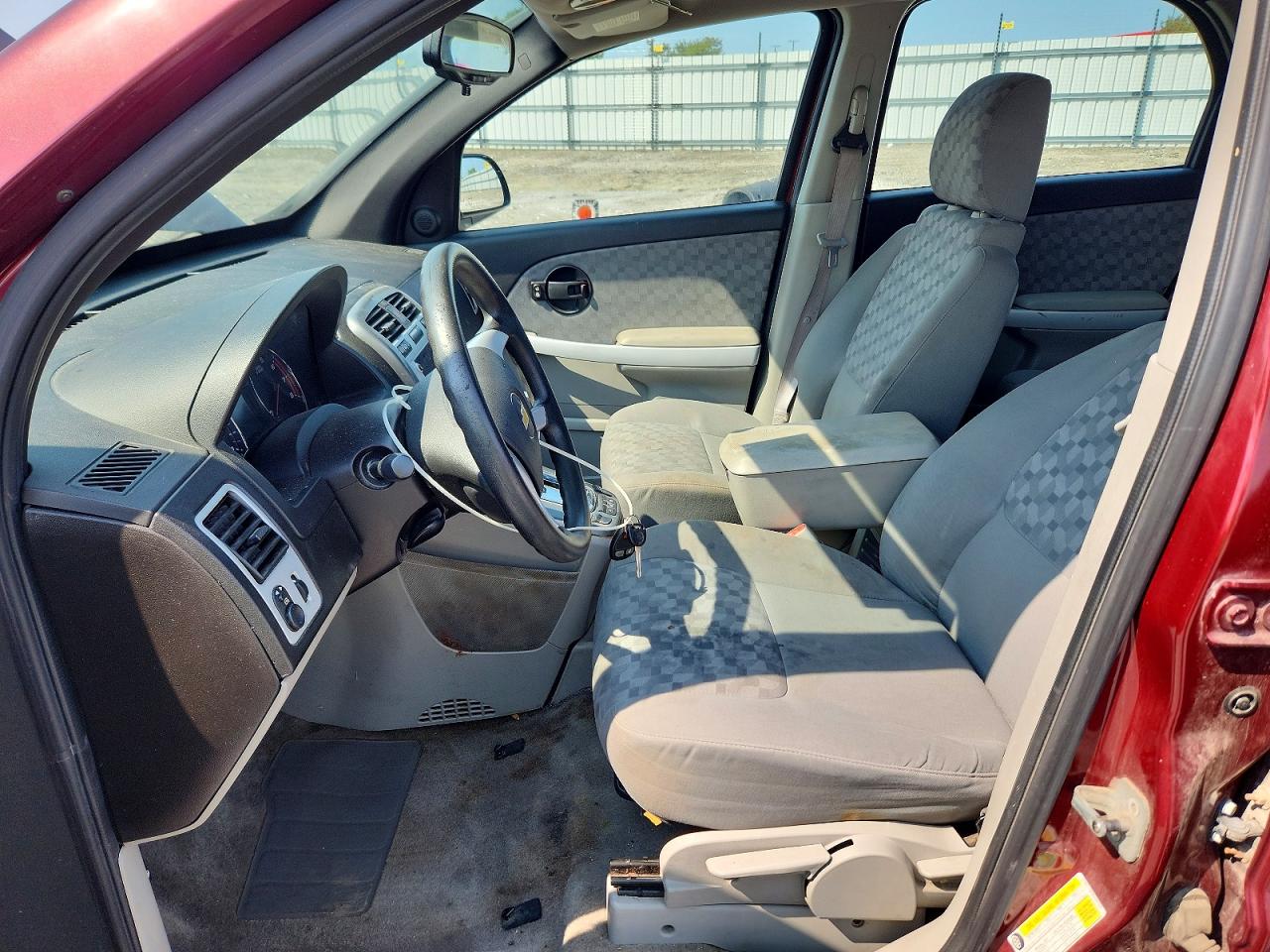 2008 Chevrolet Equinox Ls Burgundy vin: 2CNDL13F486047836