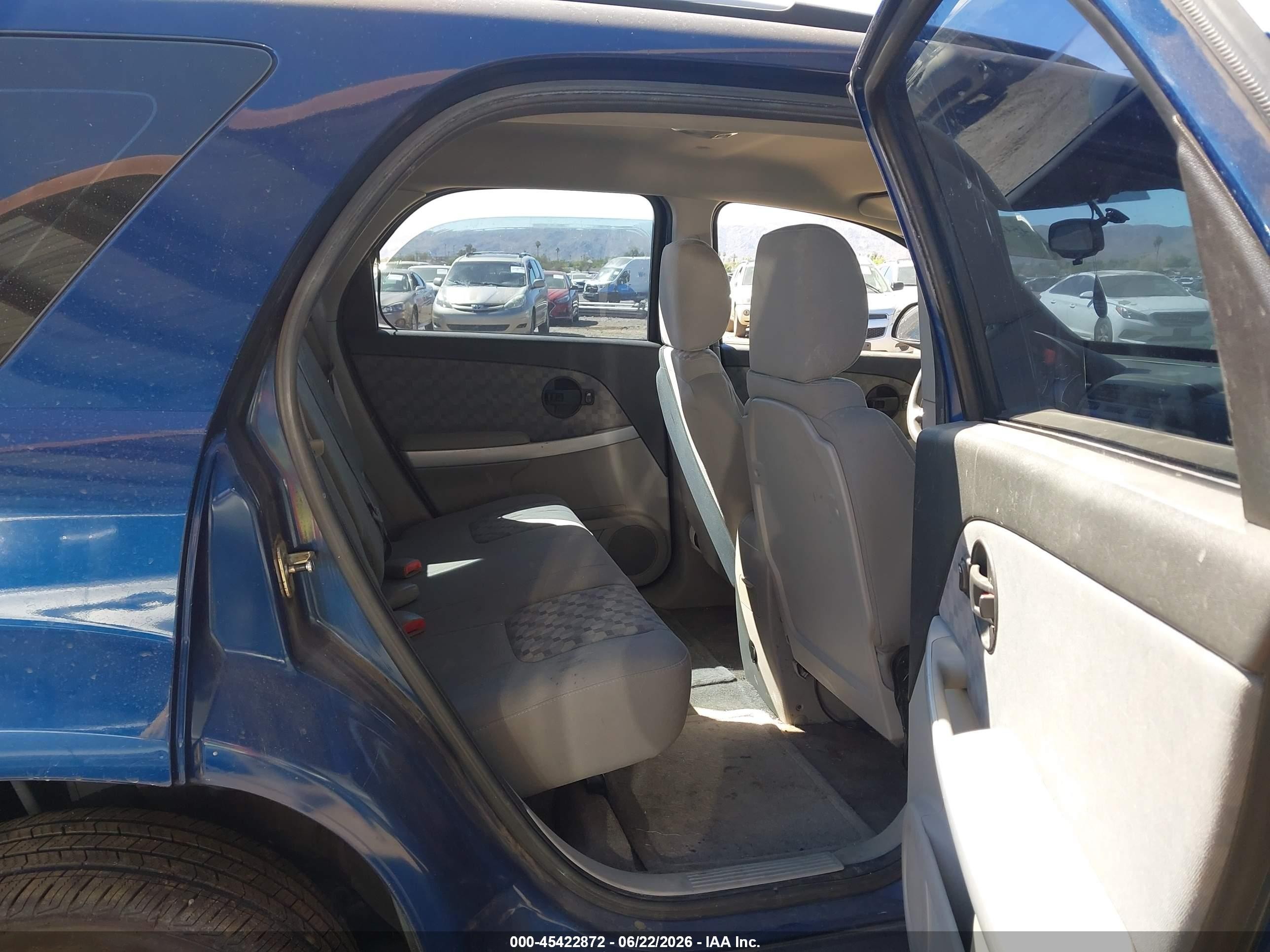 2008 Chevrolet Equinox Ls Blue vin: 2CNDL13F486328681