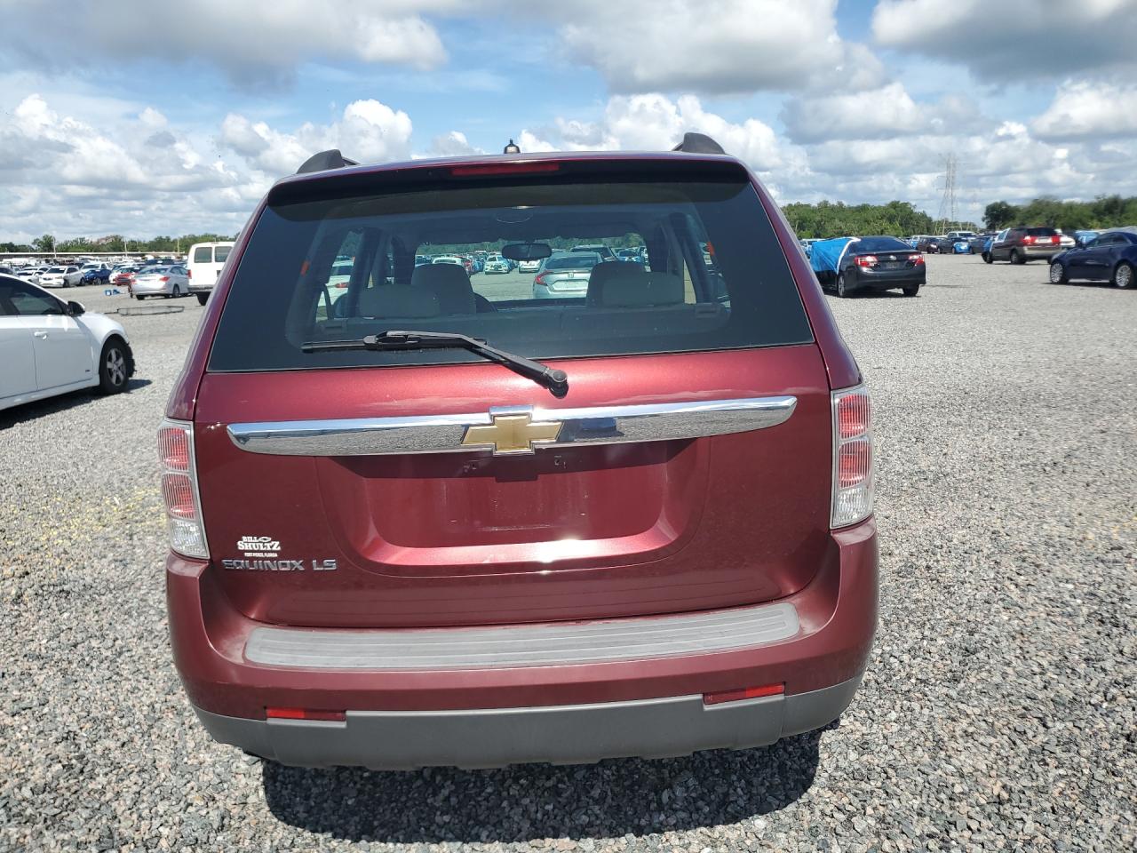 2009 Chevrolet Equinox Ls Burgundy vin: 2CNDL13F496220143