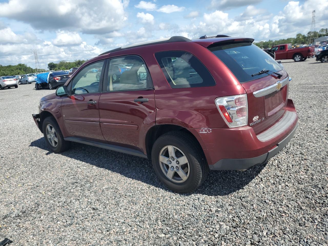 2009 Chevrolet Equinox Ls Burgundy vin: 2CNDL13F496220143