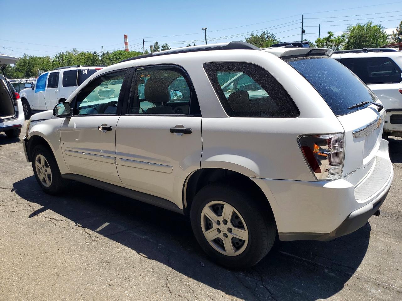 2006 Chevrolet Equinox Ls White vin: 2CNDL13F566123917