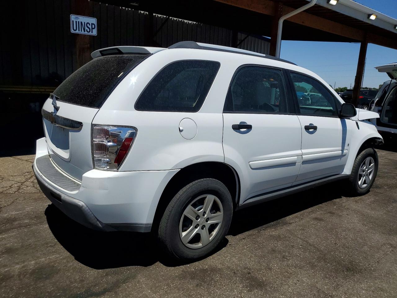 2006 Chevrolet Equinox Ls White vin: 2CNDL13F566123917
