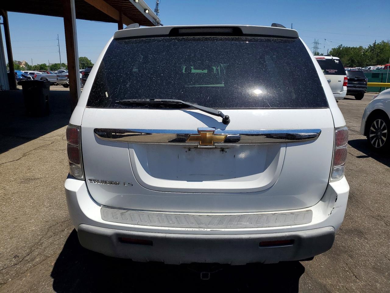 2006 Chevrolet Equinox Ls White vin: 2CNDL13F566123917