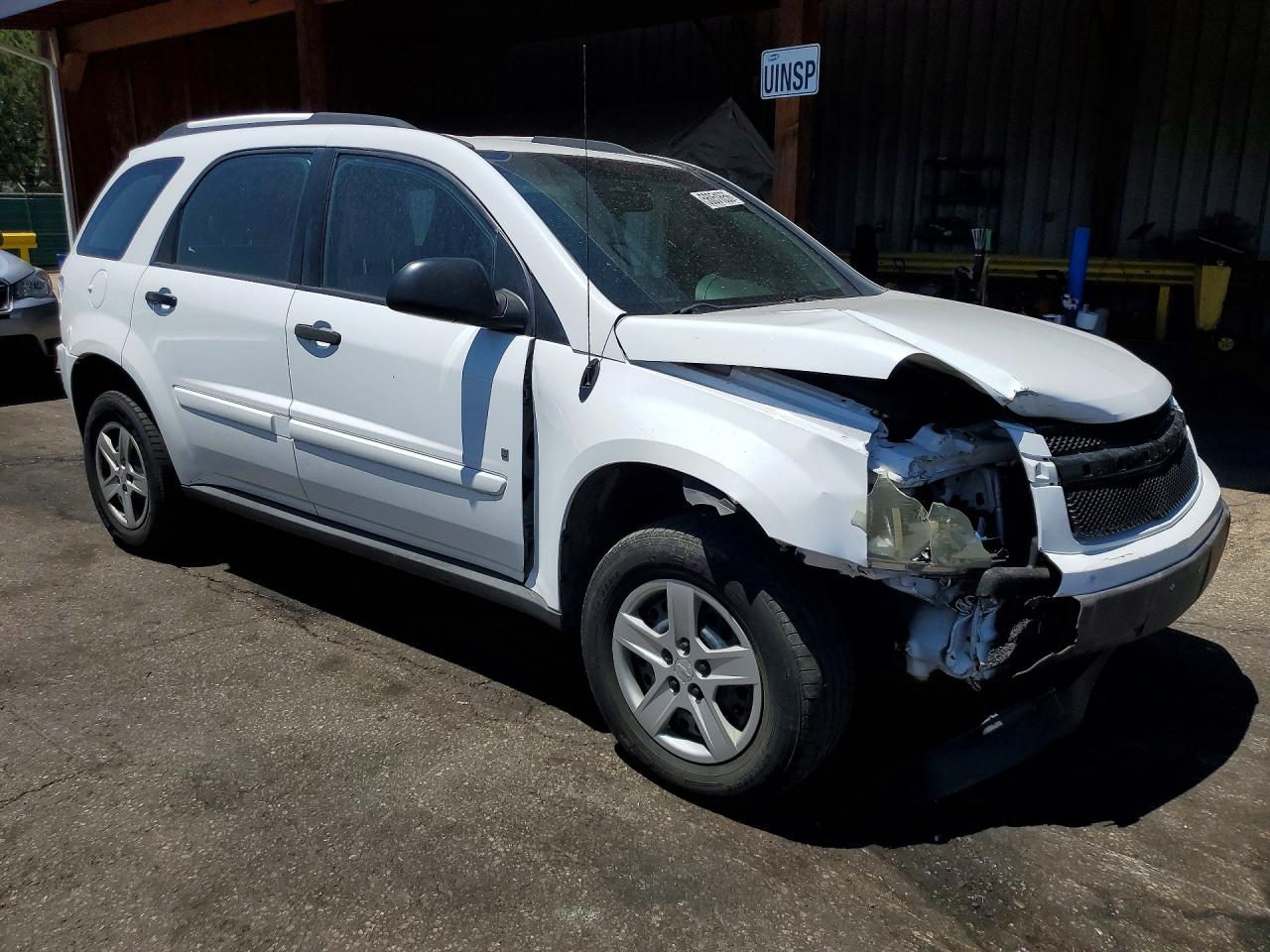 2006 Chevrolet Equinox Ls White vin: 2CNDL13F566123917