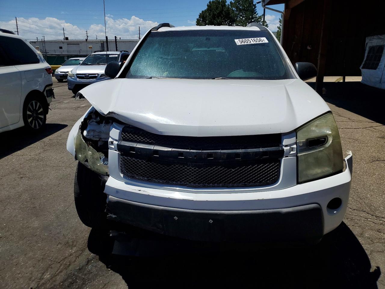2006 Chevrolet Equinox Ls White vin: 2CNDL13F566123917
