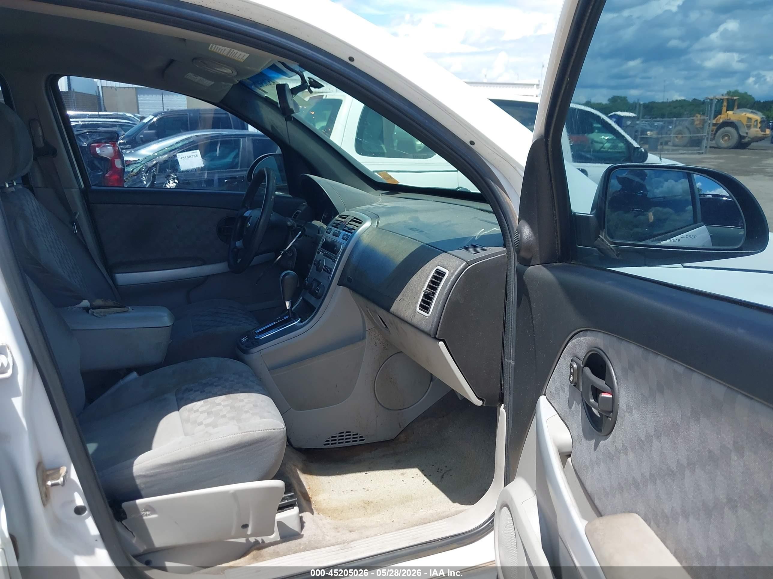 2008 Chevrolet Equinox Ls White vin: 2CNDL13F586338457