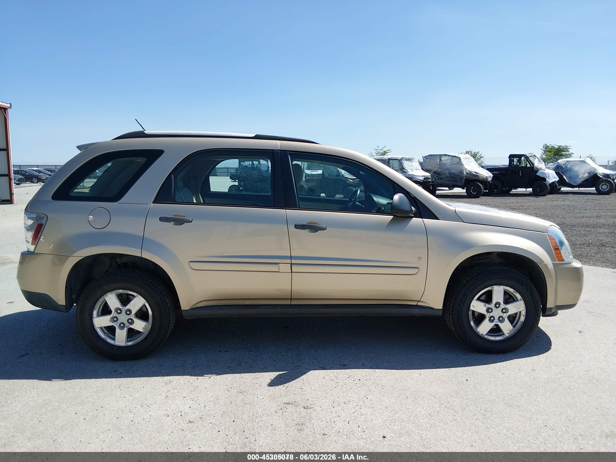 2008 Chevrolet Equinox Ls Gold vin: 2CNDL13F586346669