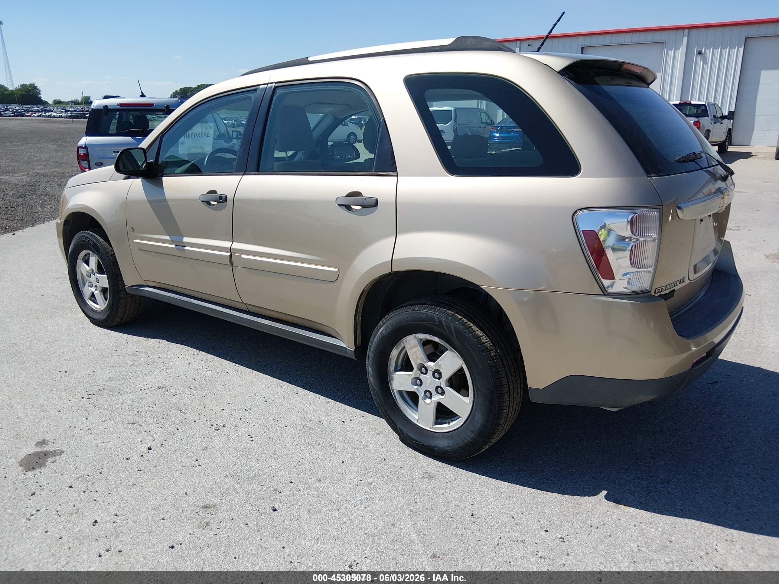2008 Chevrolet Equinox Ls Gold vin: 2CNDL13F586346669