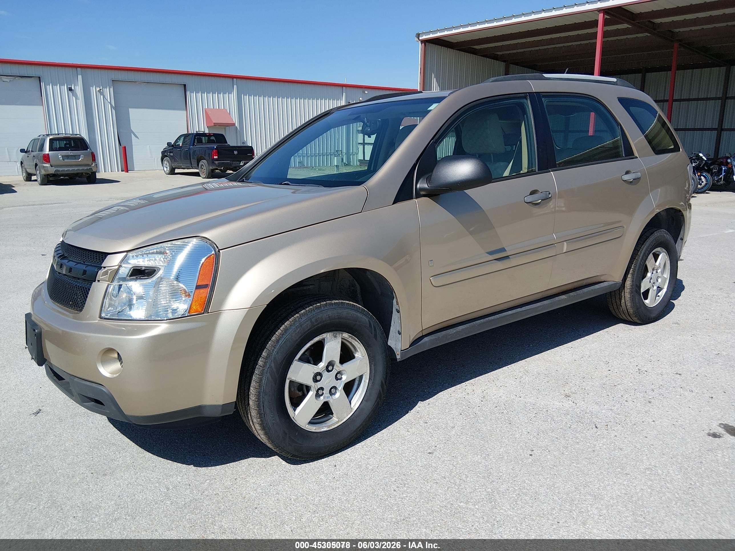 2008 Chevrolet Equinox Ls Gold vin: 2CNDL13F586346669