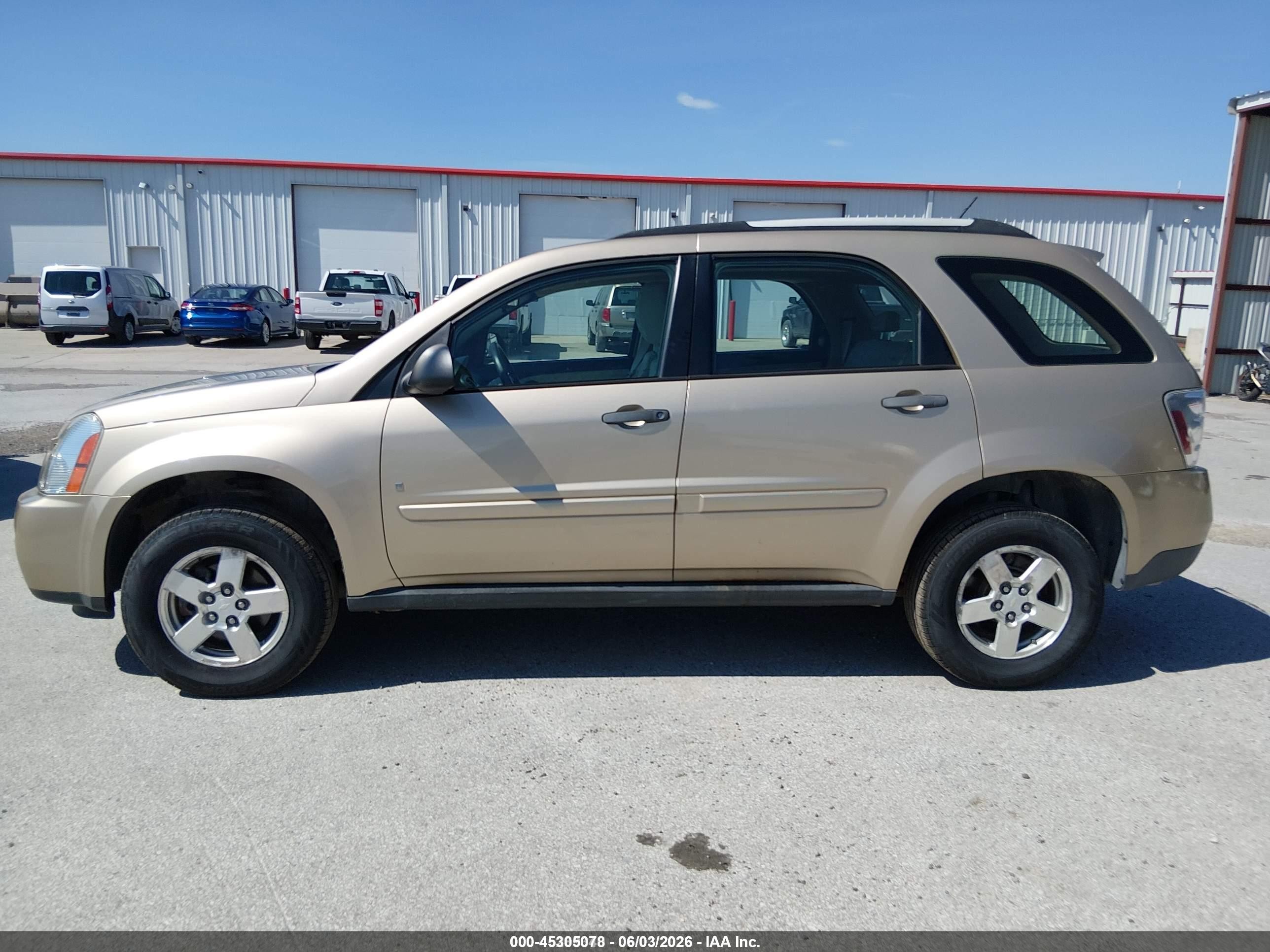 2008 Chevrolet Equinox Ls Gold vin: 2CNDL13F586346669