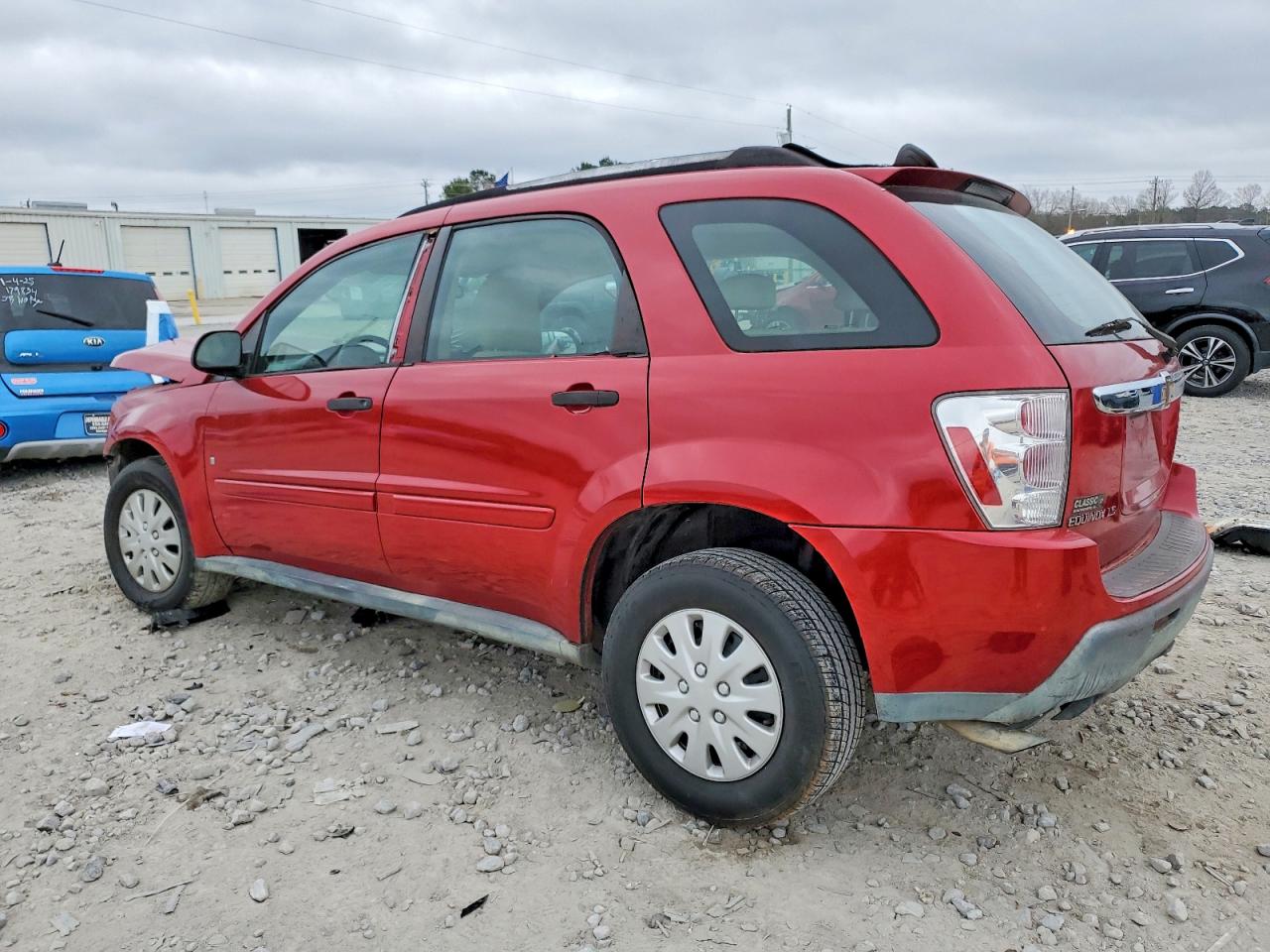 2006 Chevrolet Equinox Ls Red vin: 2CNDL13F666022403