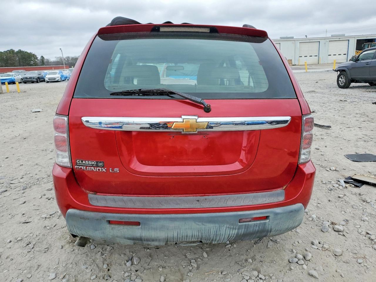 2006 Chevrolet Equinox Ls Red vin: 2CNDL13F666022403