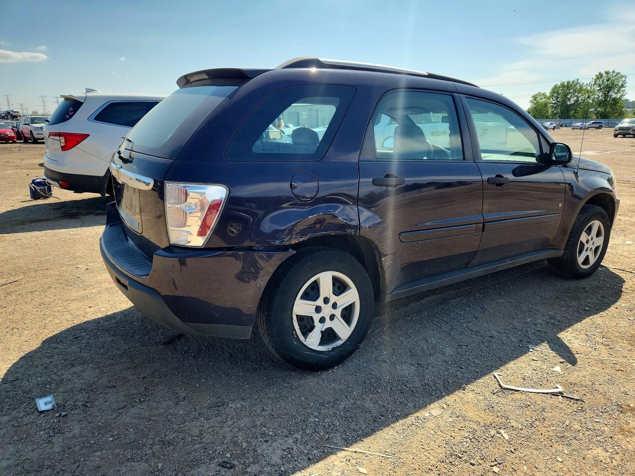 2006 Chevrolet Equinox Ls Purple vin: 2CNDL13F666034485
