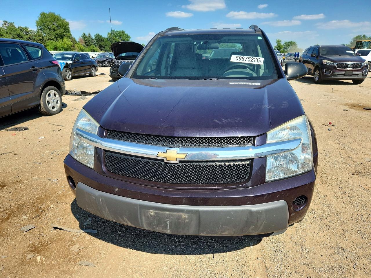 2006 Chevrolet Equinox Ls Purple vin: 2CNDL13F666034485