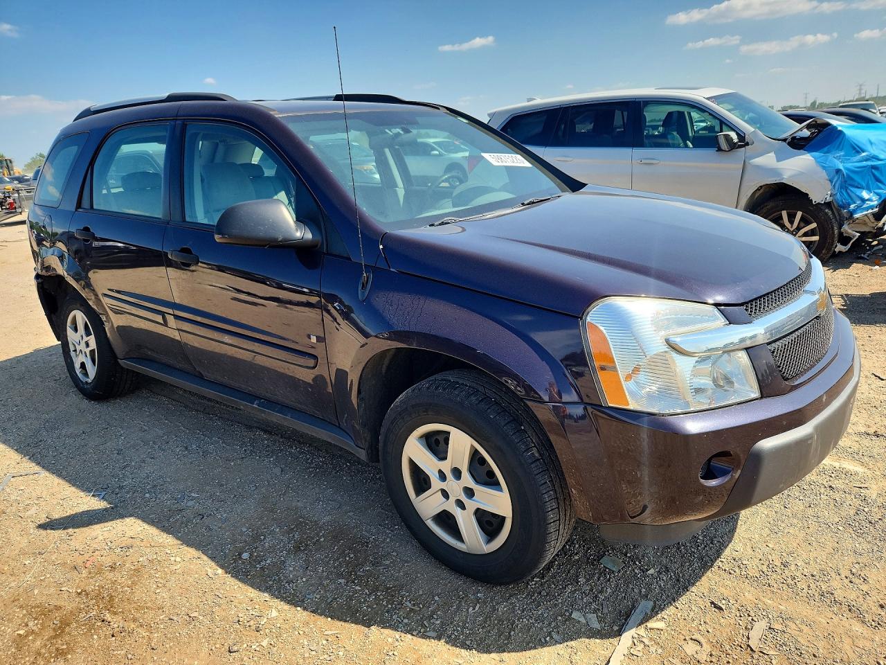 2006 Chevrolet Equinox Ls Purple vin: 2CNDL13F666034485