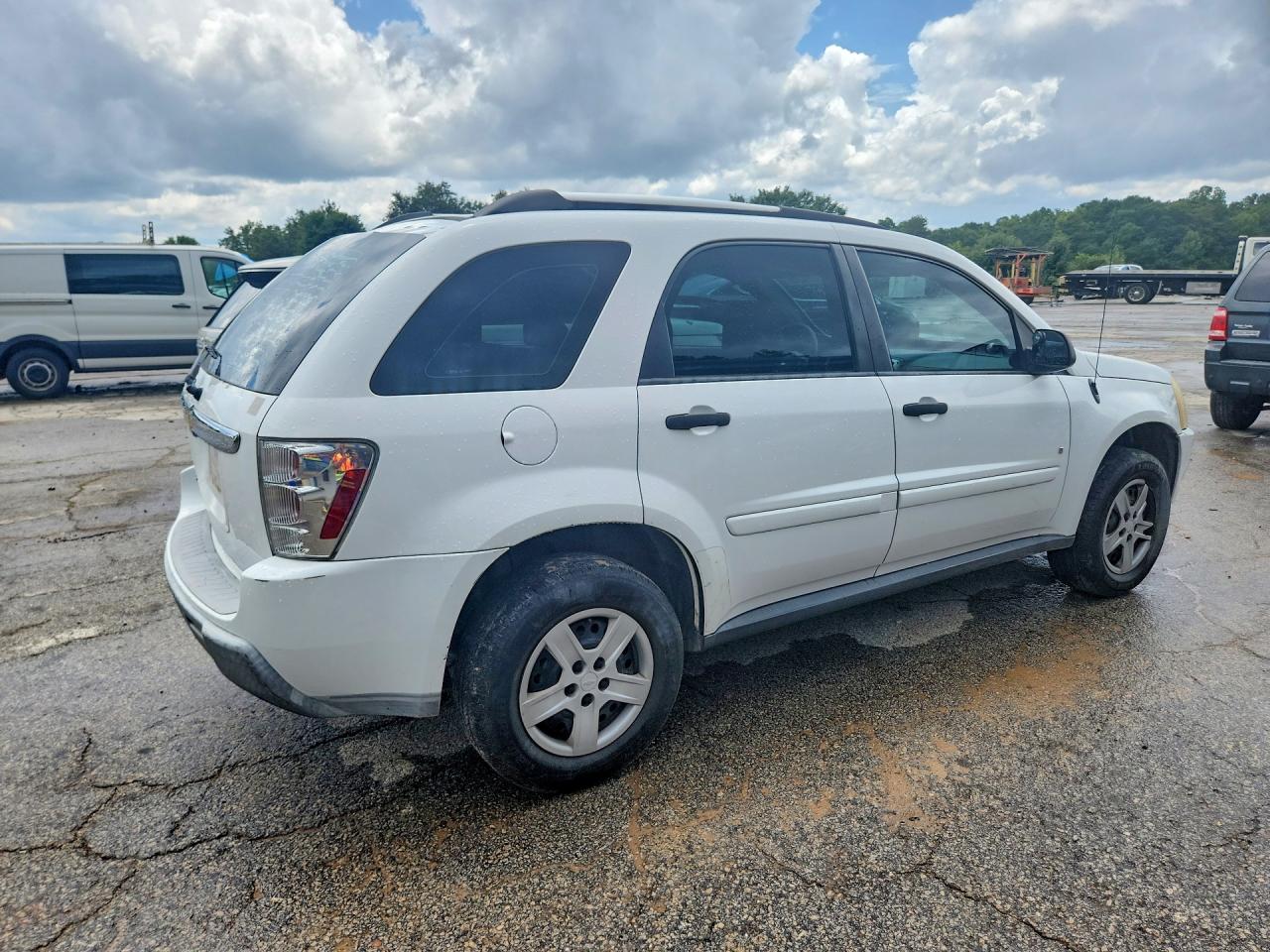 2006 Chevrolet Equinox Ls White vin: 2CNDL13F666051562
