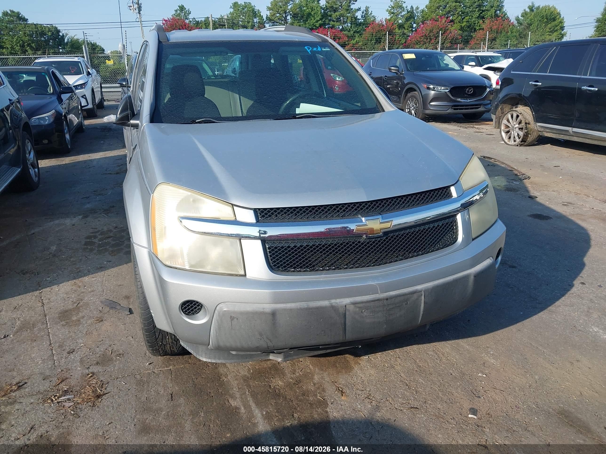 2006 Chevrolet Equinox Ls Gray vin: 2CNDL13F666119682